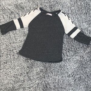 No boundaries half sleeve juniors top